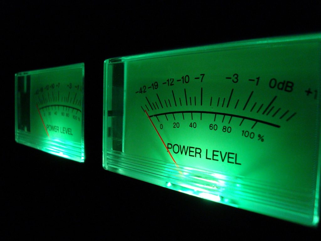 Vu Meter Vu Volume Level Analog Music Sound Audio